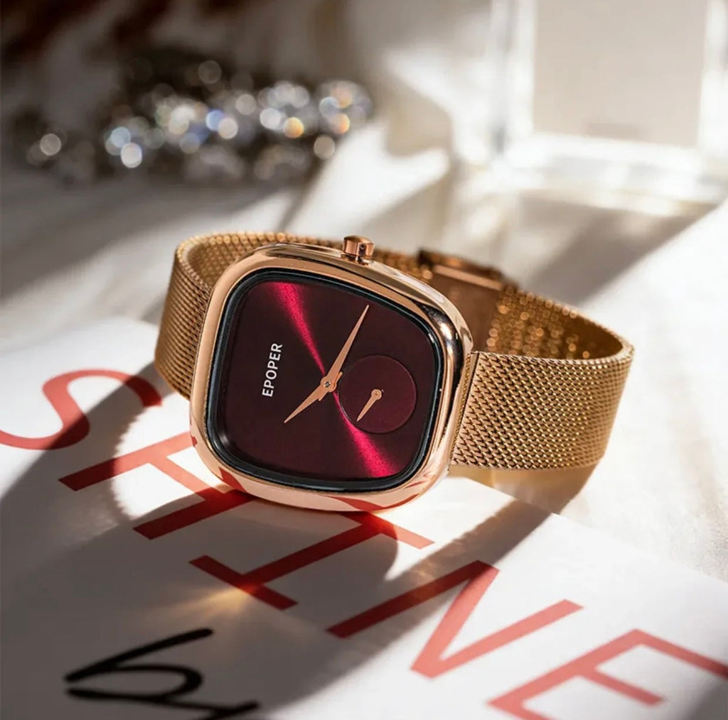 Women’s Quartz Watch with Metal Strap – Timeless Elegance
