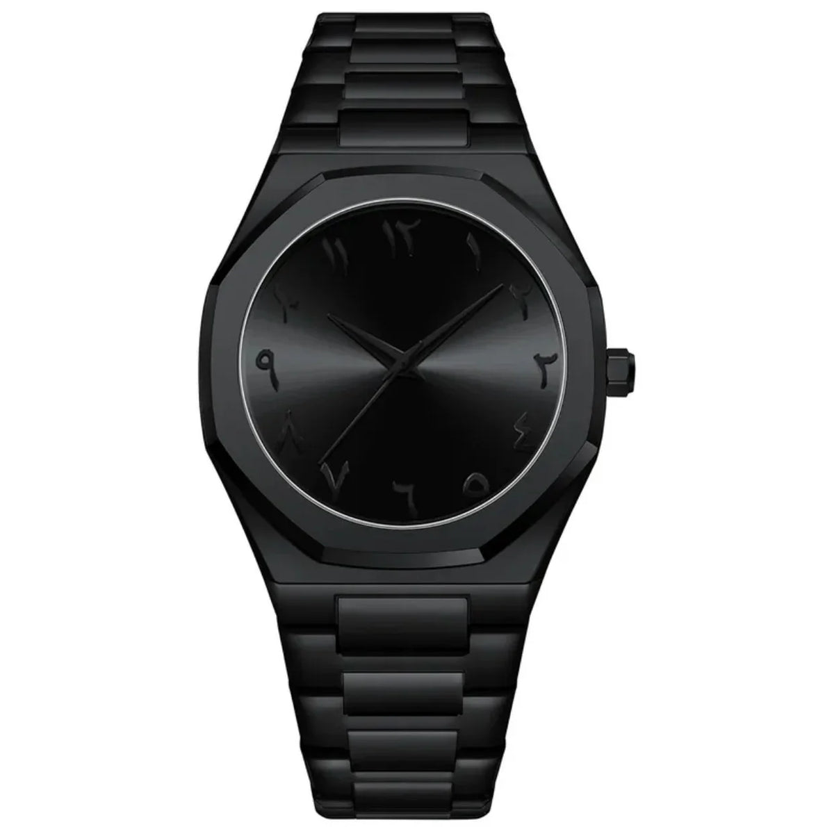 Octagonal Alloy Waterproof Quartz Watch