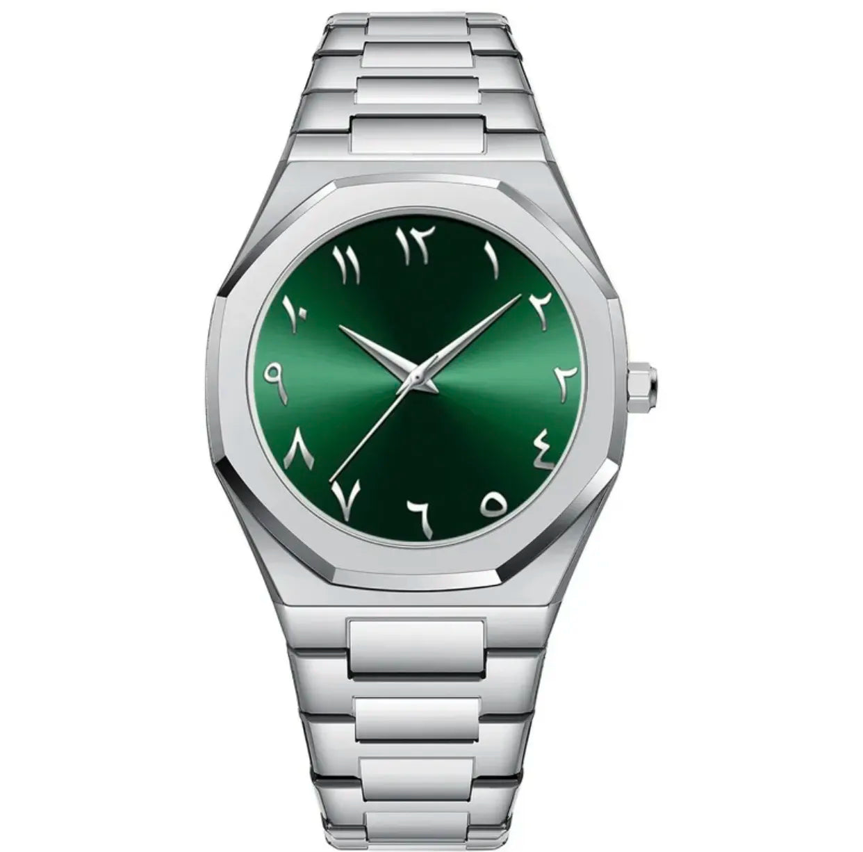 Octagonal Alloy Waterproof Quartz Watch