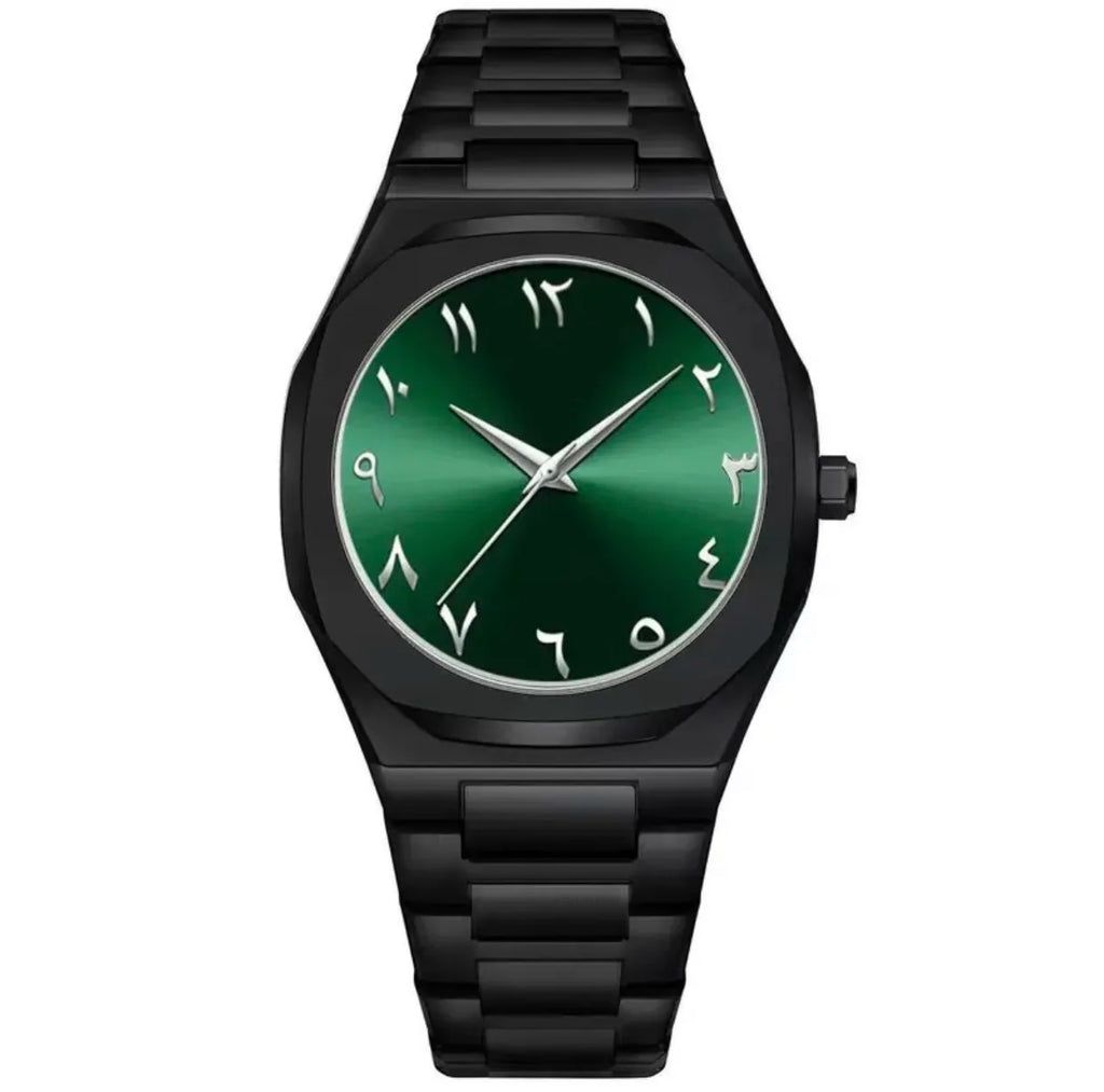 Octagonal Alloy Waterproof Quartz Watch