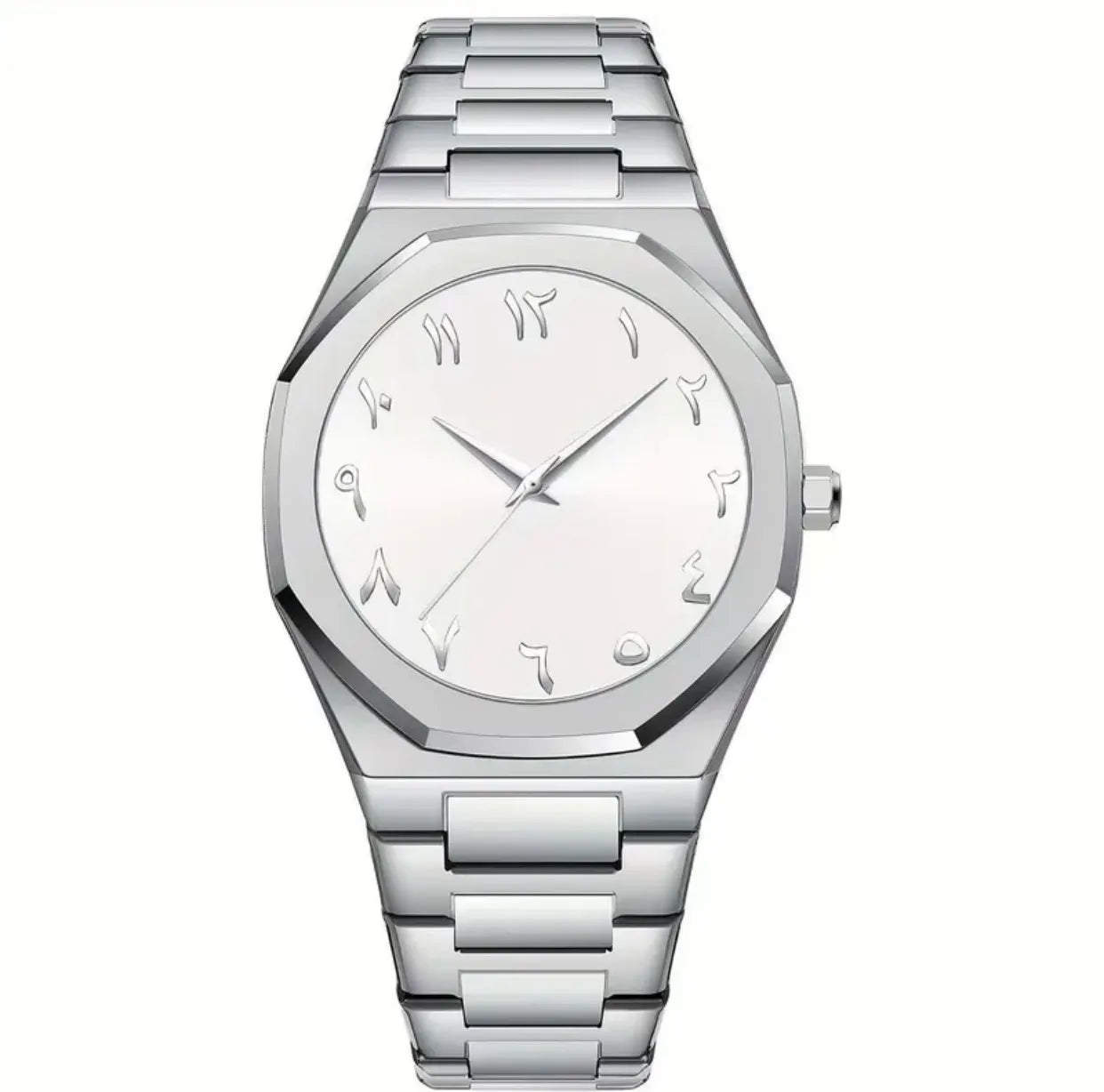 Octagonal Alloy Waterproof Quartz Watch