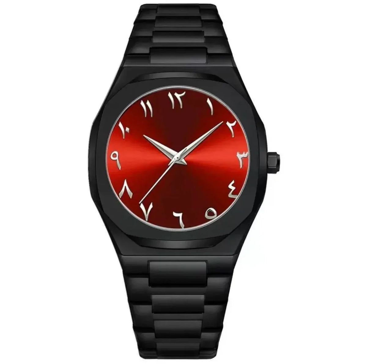 Octagonal Alloy Waterproof Quartz Watch