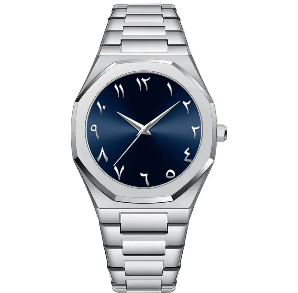 Octagonal Alloy Waterproof Quartz Watch