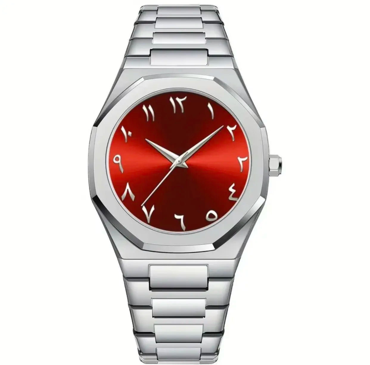 Octagonal Alloy Waterproof Quartz Watch