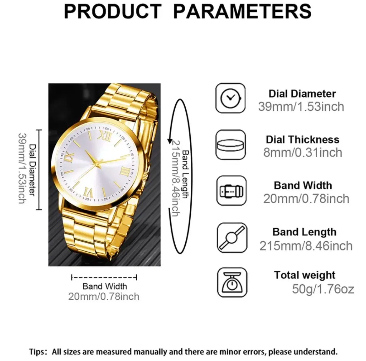 Business Letter Quartz Men’s Watch